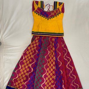Girls Indian Dress - Designer Lehanga